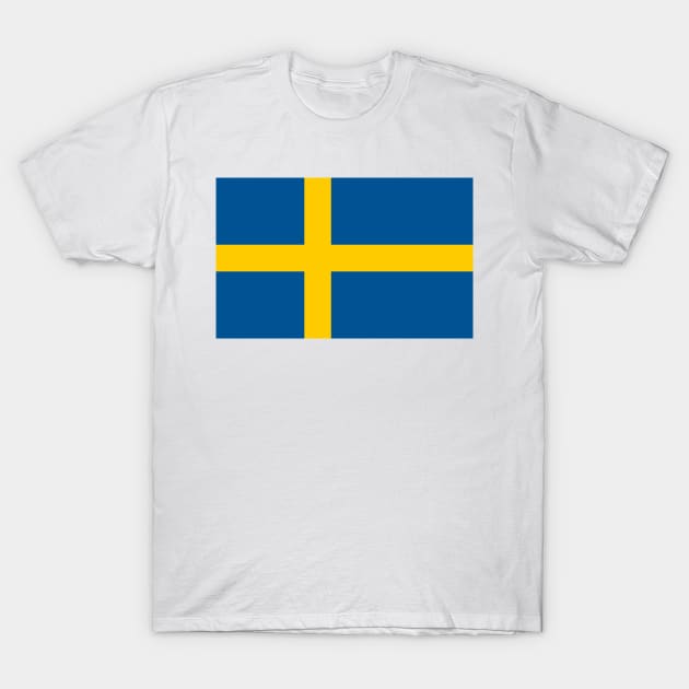 Sweden National Flag T-Shirt by Culture-Factory